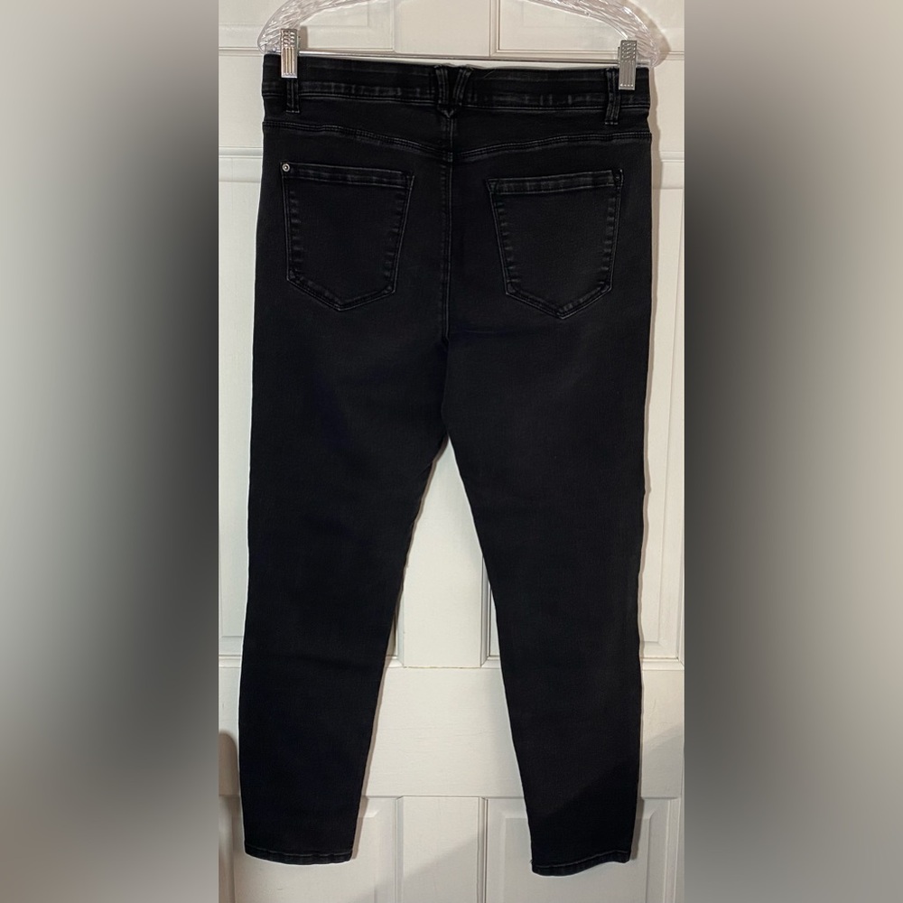 Curve Appeal Black Skinny Jeans Size 10 O - Picture 2 of 4